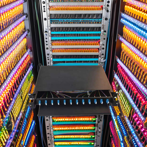 Outdoor Fiber Access Termination Box FAT 12/24/48 Port Fiber Optic <strong>Patch</strong> <strong>Panel</strong> ODF with 24 Cores for WiFi and 4G <strong>Networks</strong>