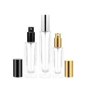 香水包装5ml 10ml 20ml 30 ml 50ml 100ml空透明長方形ガラススプレーボトルアルミキャップ付き - Product Image 4