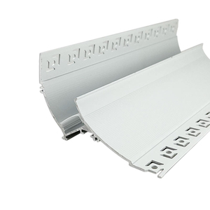 LED tavan duvar yıkama ışık alüminyum profil kavisli ekstrüde kanal için alçı alçıpan lineer ışık yatak odası oturma odası - Product Image 2