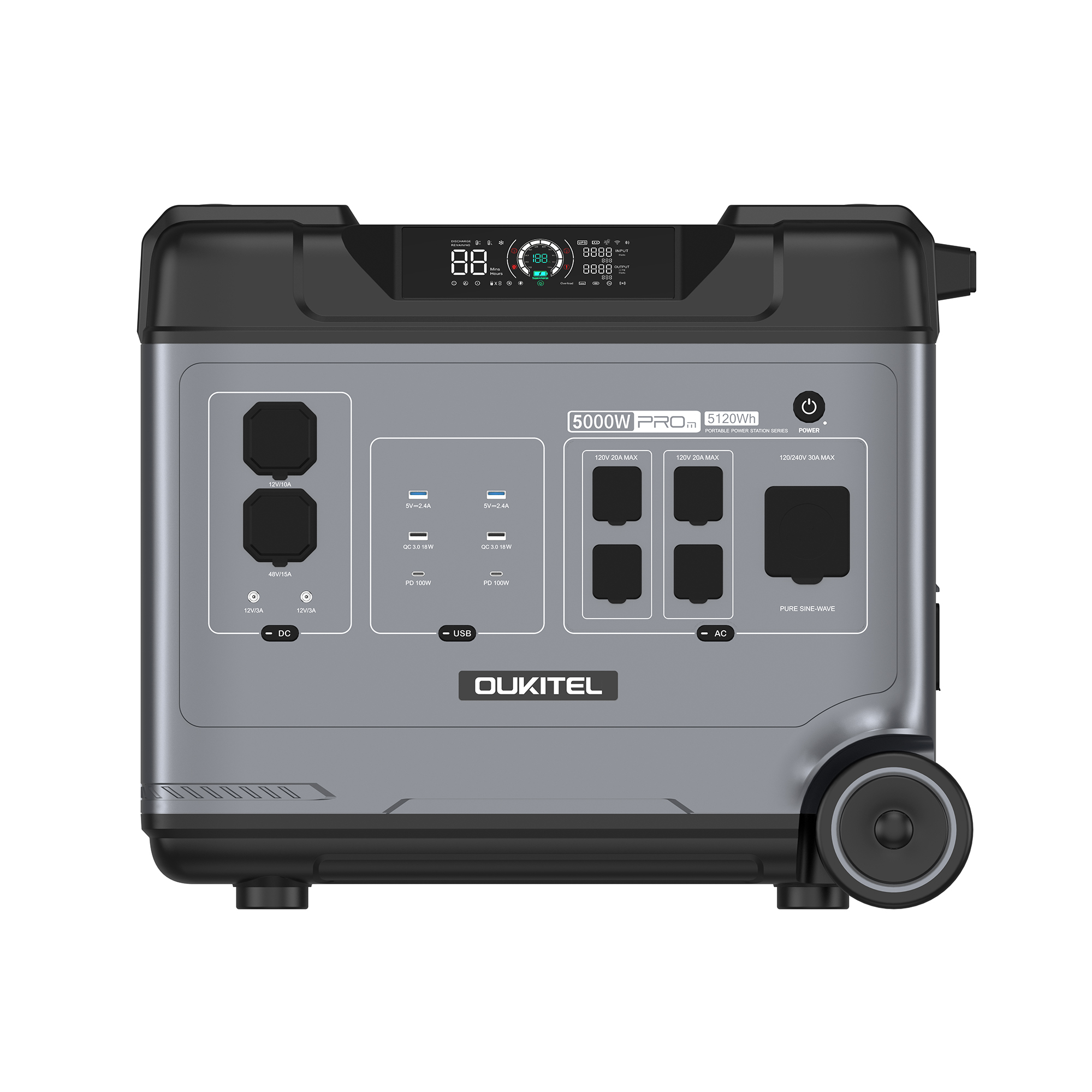 5000W/5120Wh 5000 วัตต์/5120 วัตต์ชั่วโมง