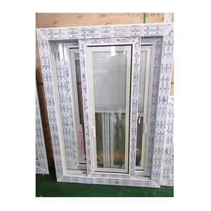 Ventana corredera ciega personalizada, Marco upvc/pvc con vidrio doble seguro - Product Image 3