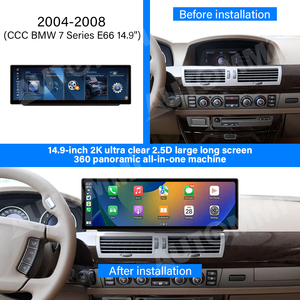 CCC 7 serisi E66 14.9 inç Android araba ekran Apple Carplay Android otomatik navigasyon Bluetooth araç Dvd oynatıcı oyuncu BMW 2004 - 2008 için - Product Image 3