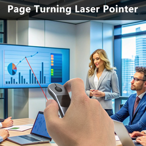 Smart Mouse puntatore Laser Wireless con telecomando per brevi video selfie presentazioni PowerPoint - Product Image 5