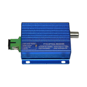 Receptor óptico de alto nivel FTTH FTTB CATV de fábrica de 20 años, TV satelital, 2 salidas, fibra óptica AGC, WDM, Mini receptor de nodo - Product Image 6