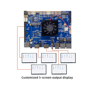 Ai Powered Gaming 2 * SATA 3.0 Rockchip rk3588 Placa de Circuito Principal Ai assistente Base System Board Logic Board