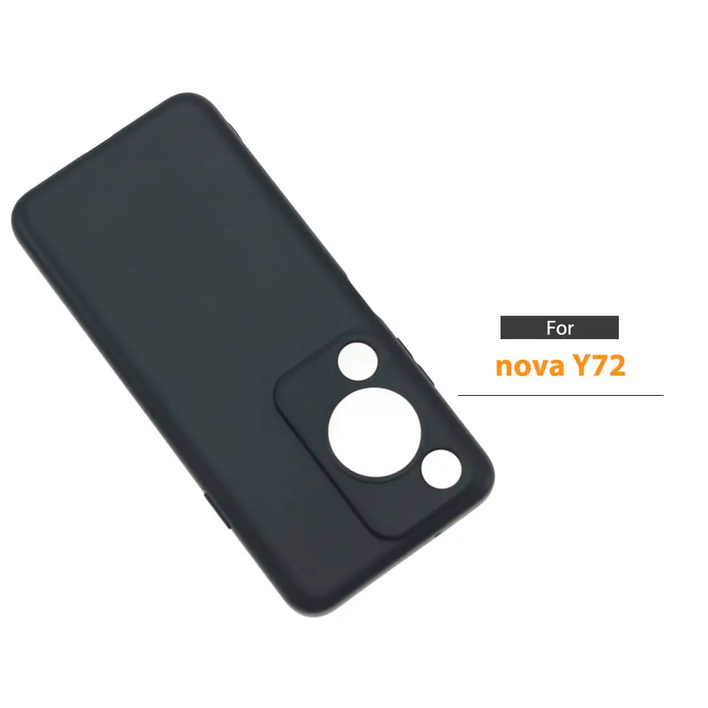 Coque de téléphone en Tpu pour Huawei Nova Y72 personnaliser la peau mate douce sensation claire antichoc givré Mobile SJK353