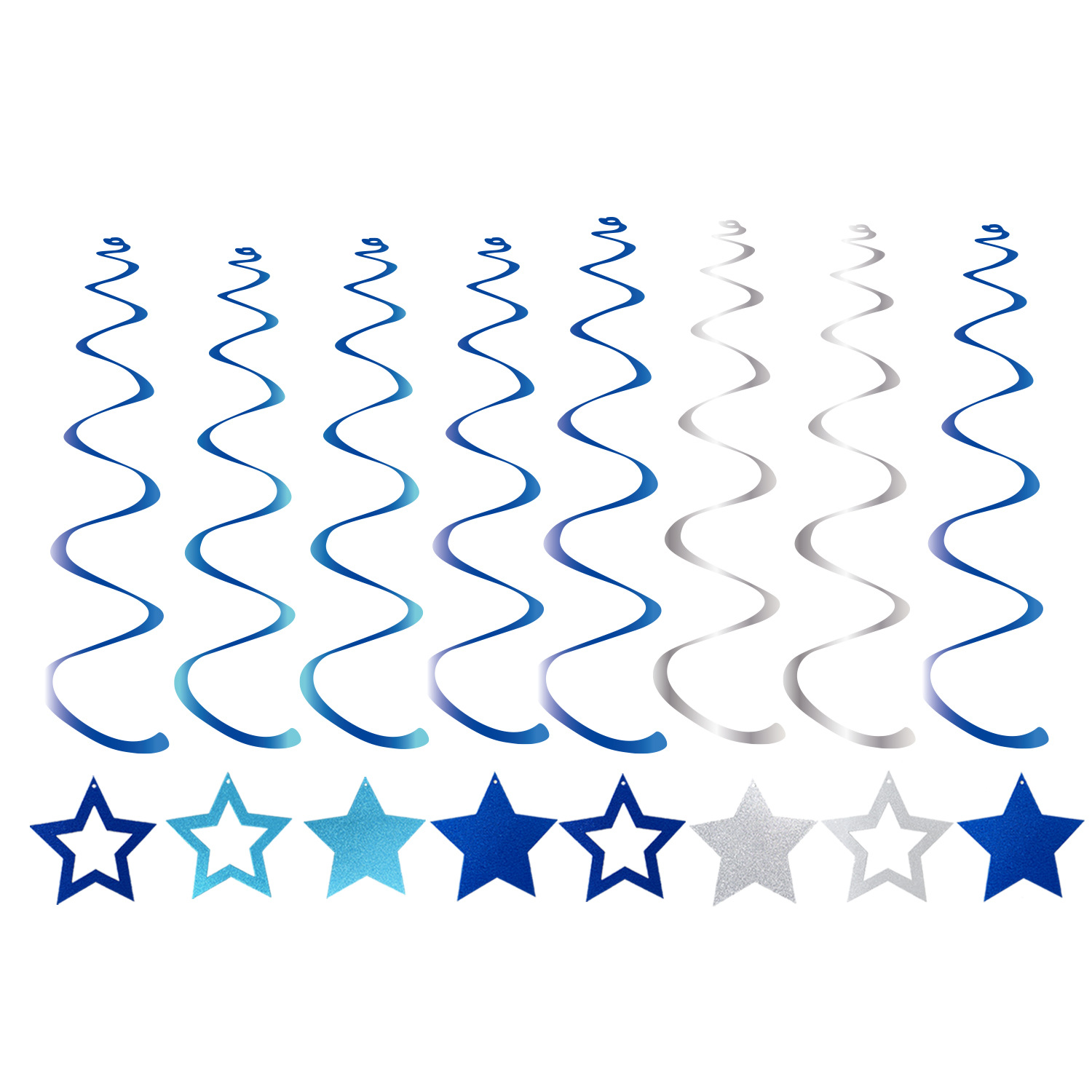 Star spiral chandelier 8