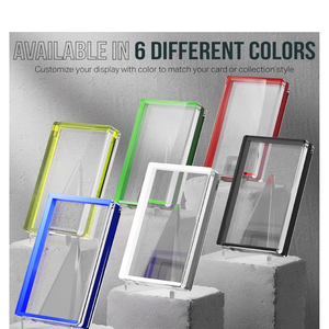 Rõ ràng Acrylic cgc slab trường hợp 99% UV kháng phân loại thẻ Tấm bảo vệ hiển thị chủ từ <span class=keywords><strong>plexiglass</strong></span> giao dịch thẻ trường hợp - Product Image 5