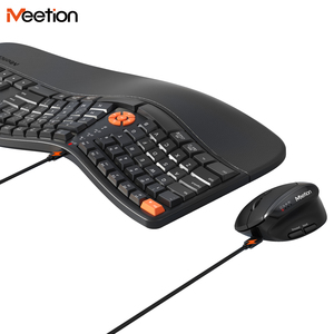 MEETION DirectorC2 Full Size 112 Keys Office <strong>2</strong>.4G Bluetooth <strong>Computer</strong> <strong>Keyboard</strong> Ergonomic Wireless <strong>Keyboard</strong> and Mouse Combo - Product Image 4