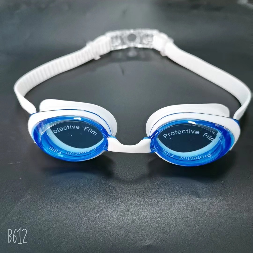 Blue and white