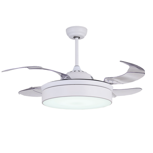 Ucuz fiyat çok renkler ev dekoratif 42 inç gizli bıçaklar fantezi LED ışıklı tavan fanı - Product Image 4