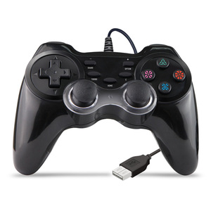 PS4/Switch/PS3/PC/Xbox360/Android çift için 3m USB kablolu denetleyici iki motorlu araba altı eksenli Gamepad Joystick - Product Image 1