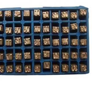 Lettere di numeri di caratteri in ottone a basso prezzo per DY8 241 241B codificatore di data per stampare data e numero di lotto - Product Image 6