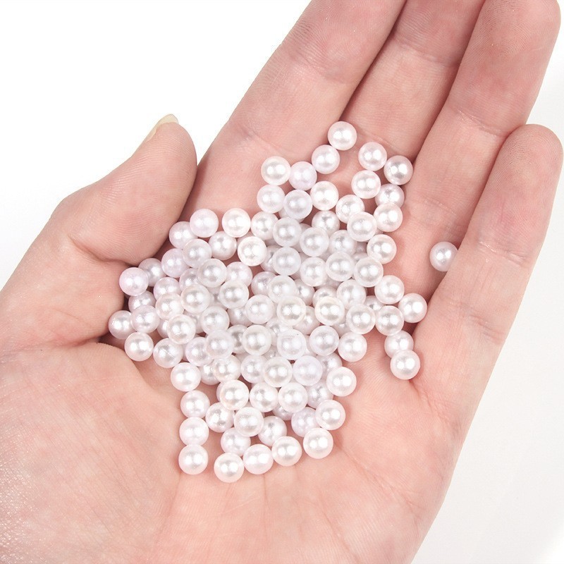 Perles en vrac blanc pur (non poreuses)