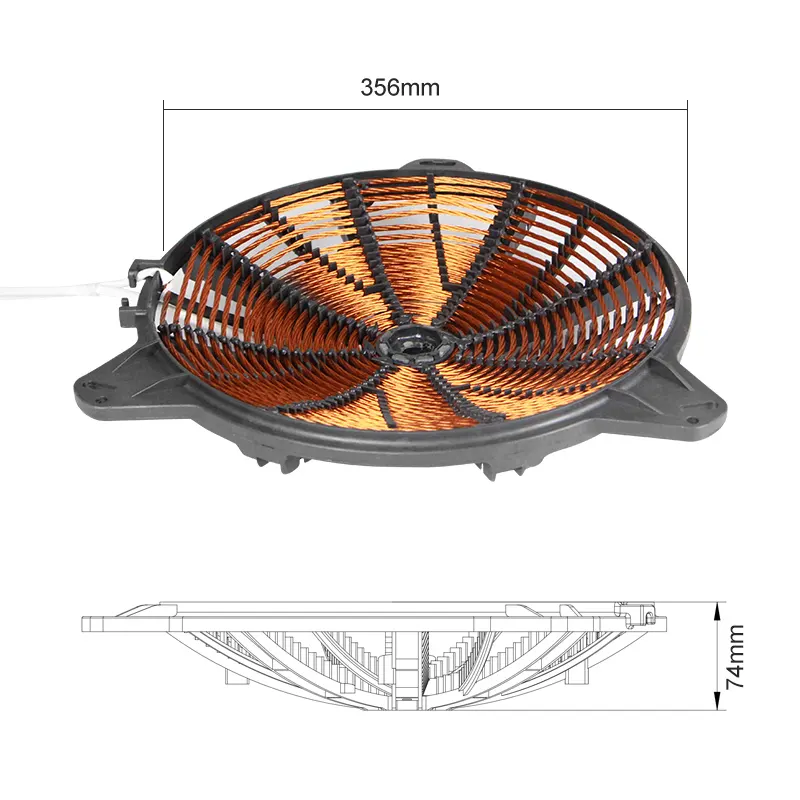 Detector de metales de búsqueda de oro profundo barato Precio de largo alcance con fuente de alimentación de 9V y bobina impermeable de 15 pulgadas