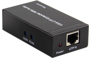 VGA-300HD grado Industrial VGA Extensor ampliado Video de Audio del transmisor receptor 300m 1080P RJ45 Cat5e VGA UTP Extender - Product Image 3