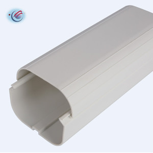 Large Two-Compartment PVC Electric Wire Duct Solid and Slotted Design Plastic Cable <strong>Trunking</strong> - Product Image 4