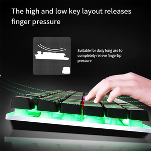 Factory-made RGB Backlit Mechanical <strong>Keyboard</strong> <strong>Mouse</strong> <strong>Combo</strong> <strong>Computer</strong> PC Laptop Colorful Gaming <strong>Keyboard</strong> <strong>Mouse</strong> Set - Product Image 3