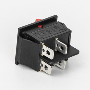 KCD2-211 elektrik 4Pin Rocker anahtarı OFF-(ON) çoğu ev aletleri için 16A 220V 4 Pin DPST Rocker anahtarı - Product Image 4