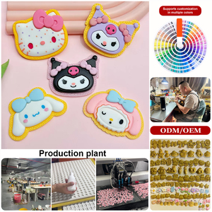 Zili flatback nhựa quyến rũ sinh thái thân thiện KT mèo phim hoạt hình điện thoại trường hợp trang trí các bản vá lỗi kích thước lớn DIY phim hoạt hình phụ kiện - Product Image 3