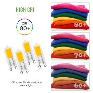 G9 aydınlatma led 220V 110V 3W COB LED ampul camı vücut beyaz sıcak beyaz LED kaynak aydınlatma yerine kristal ışık eski halojen ampul - Product Image 5