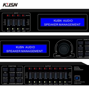 Procesador de Audio 1U, Procesador de Sonido Digital DSP con Muestreo de 96KHz, Control USB/Wi-Fi, Audio, Conferencias Profesionales, Salas en Vivo - Product Image 4