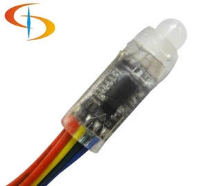 12 мм умный светодиодный пиксельный модуль WS2811 SM16703 RGB светодиодный 12 В струнный светильник с IP65 для ландшафтных рождественских украшений