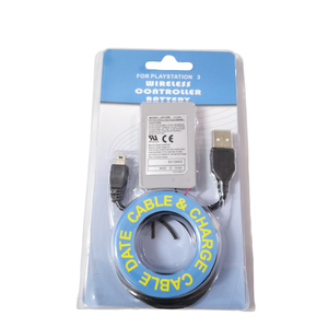 Paquete de batería recargable de 1800mAh LIP1359, accesorios de juego para Sony Playstation <span class=keywords><strong>3</strong></span> <span class=keywords><strong>Dualshock</strong></span> <span class=keywords><strong>3</strong></span> <span class=keywords><strong>Ps3</strong></span>, controlador inalámbrico - Product Image 4