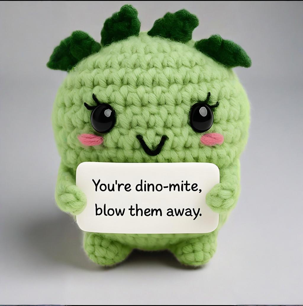 wool doll-cute dinosaur