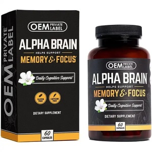 売れ筋OEM/ODM、記憶力を向上Nootropicsは、知能と脳力カプセルを促進します - Product Image 1