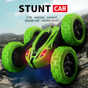 Ferngesteuertes自動360度摩擦車ラジコン車両回転ライトおもちゃ2.4Ghz Led 4WdRcスタントカーダブルサイド - Product Image 3