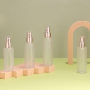 Stok Deluxe 100ml 120ml 150ml gül altın mat plastik sprey şişe - Product Image 1