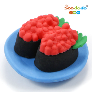 Soododo Tùy Chỉnh In 3D Động Vật Sushi Hình Bút Chì Erasers Bán Buôn Sáng Tạo Văn Phòng Trường Nguồn Cung Cấp Khuyến Mại Erasers - Product Image 4