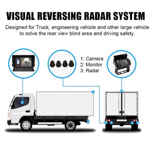 Factory Auto Truck <strong>Reverse</strong> Assistant <strong>Backup</strong> Radar Detector Camera Monitor Car Parking <strong>Sensor</strong> with 4 / 8 <strong>Sensor</strong> for Large Vehicle - Product Image 3
