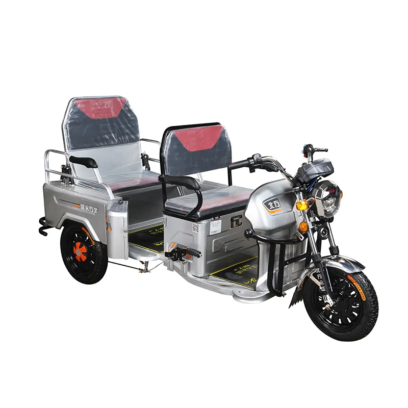 Sıcak satış 1000w 60V elektrikli yolcu üç tekerlekli bisiklet ve otomatik e çekçek fiyat hindistan