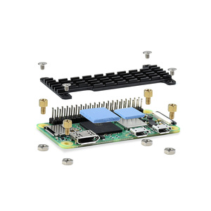 Waveshare adanmış alüminyum soğutucu ahududu Pi için sıfır serisi, sıfır/sıfır 2 W, hızlı ısı dağılımı, panoları dahil değildir - Product Image 5