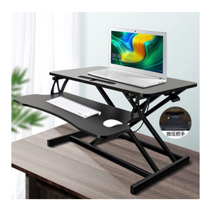 Escritorios de computadora múltiples computadoras Muebles Escritorio de pie moderno piso sentado mesa de computadora - Product Image 2
