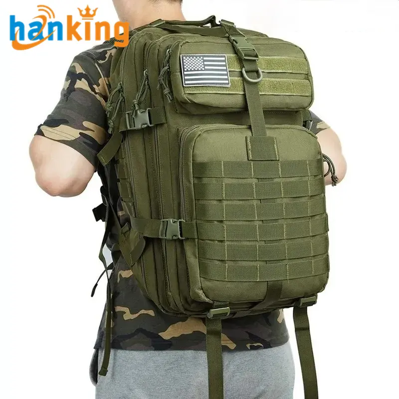 Ehanking 1000D Nylon impermeable Trekking pesca caza bolsa mochila al aire libre militar mochilas deportes tácticos Camping senderismo