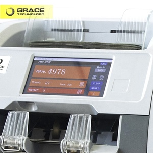 Two Pockets Bill Fitness ECB Test Professional Banknote Sorter Money Multi Currency <strong>Sorting</strong> <strong>Machine</strong> - Product Image 3