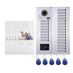 Factory Quality Multi <strong>Video</strong> <strong>Intercom</strong> 24 Apartments 4.3'' Colour <strong>Video</strong> <strong>Intercom</strong> <strong>System</strong> with High Night Vision <strong>Video</strong> Door Phone
