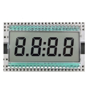 EDC190 Display LCD a 4 cifre a 7 segmenti orologio digitale tubo statico guida 3V 50.8x30.48x2.8mm Display positivo mushtn - Product Image 1