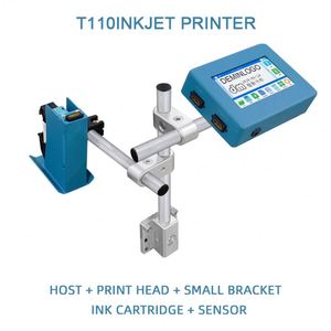 T110 catena di montaggio cercapersone data di imballaggio alimentare numero di lotto linea di codifica automatica stampante a getto d'inchiostro con impugnatura piccola - Product Image 5