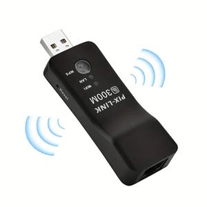 ตัวขยายช่วงสัญญาณ WiFi แบบ USB UE01 300M ที่กำหนดเองตัวขยายสัญญาณทีวีอัจฉริยะตัวขยายสัญญาณ WiFi สำหรับใช้ในบ้านสูงสุด300Mbps ข้อมูล LAN
