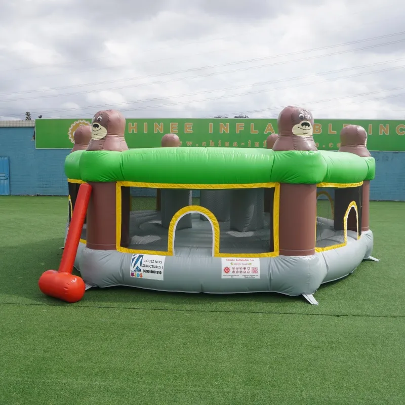 T11-2000 inflable juego de deporte whac-a-mole juego juegos inflables para adultos