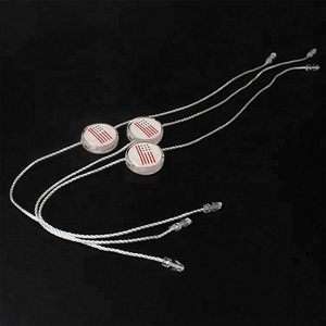 Factory Direct Price Customized Clear Logo Plastic <strong>Loop</strong> Fasteners Hang Tag <strong>String</strong> Lock for Clothes - Product Image 5
