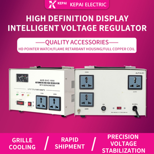 Regulador de voltaje automático monofásico de alta precisión 1000VA 1500VA 220V AC SVC Series 50Hz Estabilizador de frecuencia Protección - Product Image 6
