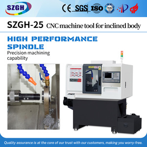 用于加工金属的小型斜床车床2轴微型数控机床 - Product Image 3