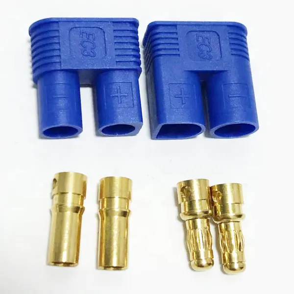 High quality Amass EC3 EC-3 EC 3 connector plug 3.5mm banana plug gold plated for RC toy cable lipo battery