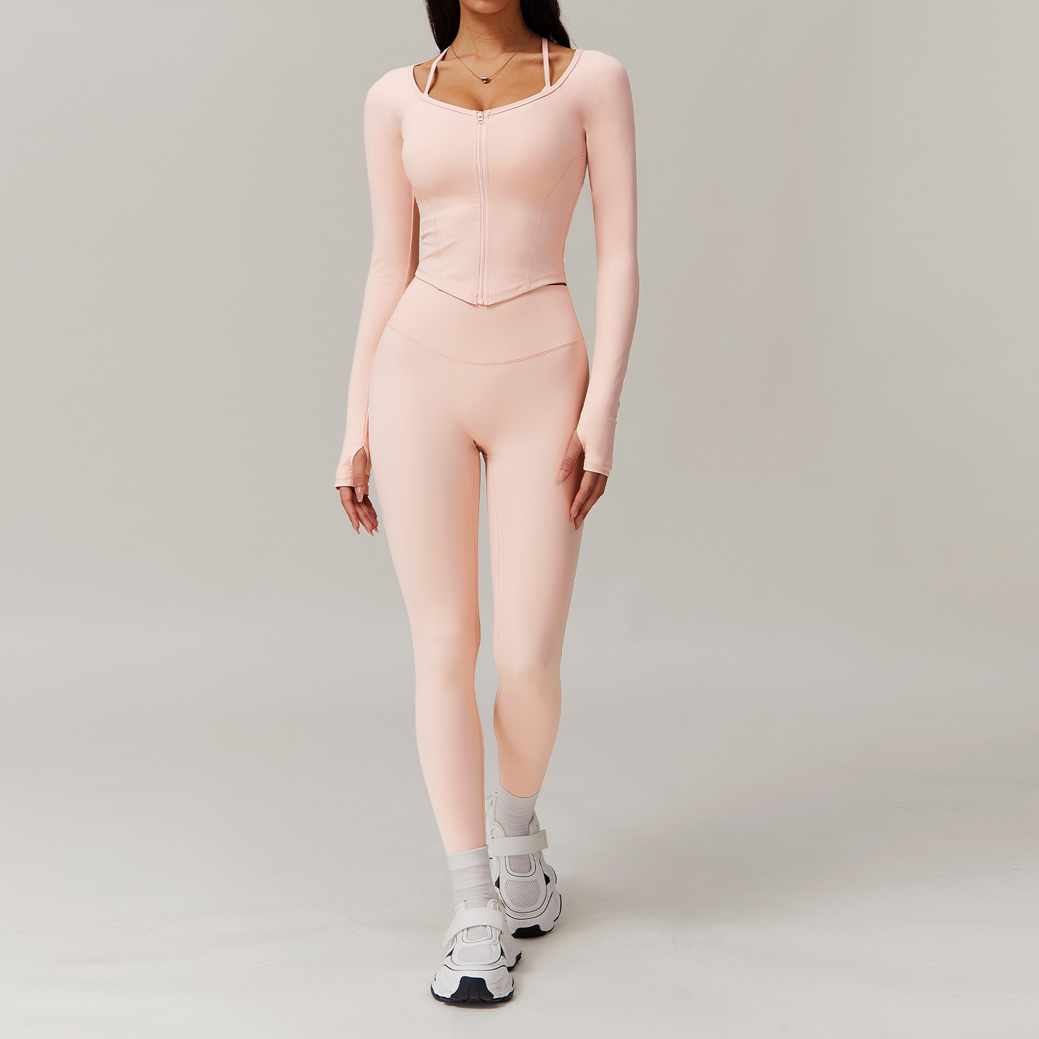 manches longues + pantalon rose