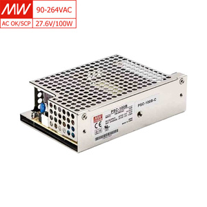 MEAN WELL PSC-100B-<strong>C</strong>, 5&quot;x3&quot; Size, 88% Efficiency, 100W Single <strong>Output</strong>, Universal AC <strong>Input</strong>, UPS Charger for Industrial Automation - Product Image 1